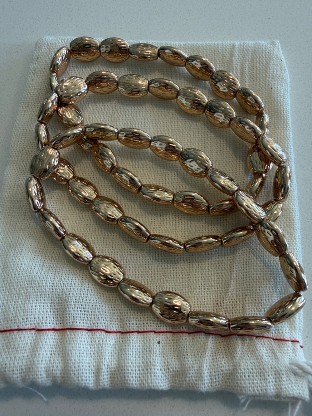 Gold-Tone Beaded Stretch Bracelet - Women's Jewelry